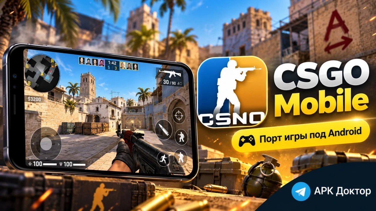 CSGO Mobile — полноценный китайский нативный порт CSGO образца 2019 года.