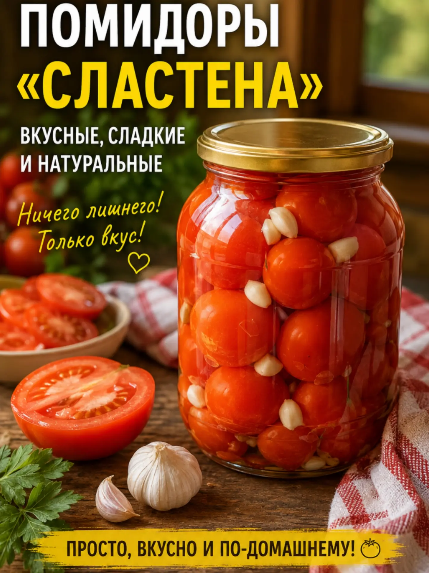 🍅 Помидоры «Сластёна» — это не просто вкусно, это настоящий хит!