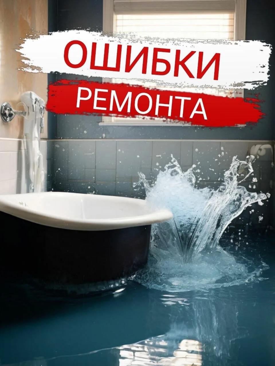 Ошибки ремонта: ванная комната

▪️ Гидроизоляция
Нельзя отказываться от гидроизоляции, так как никто