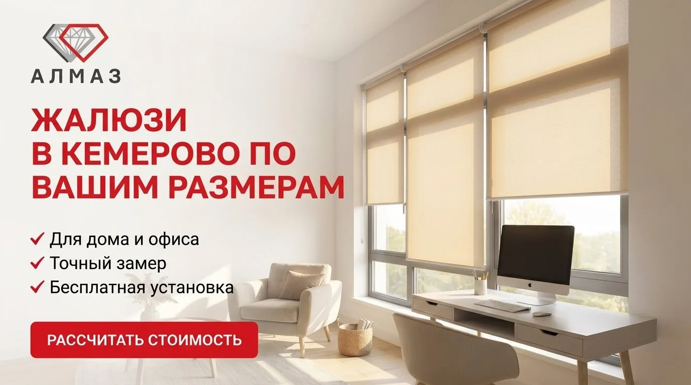 Жалюзи по вашим размерам — установка бесплатно!