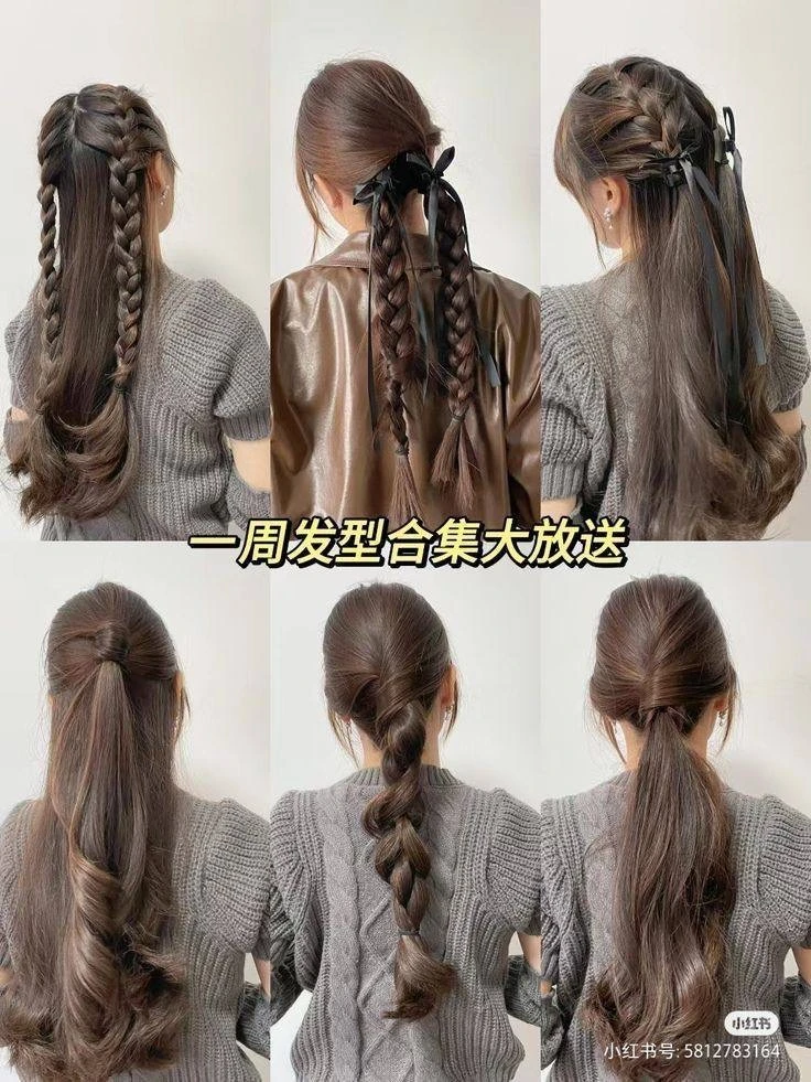 Подборка легких причесок 🎀  ❤️ — если хочешь больше  Хочу как в pinterest