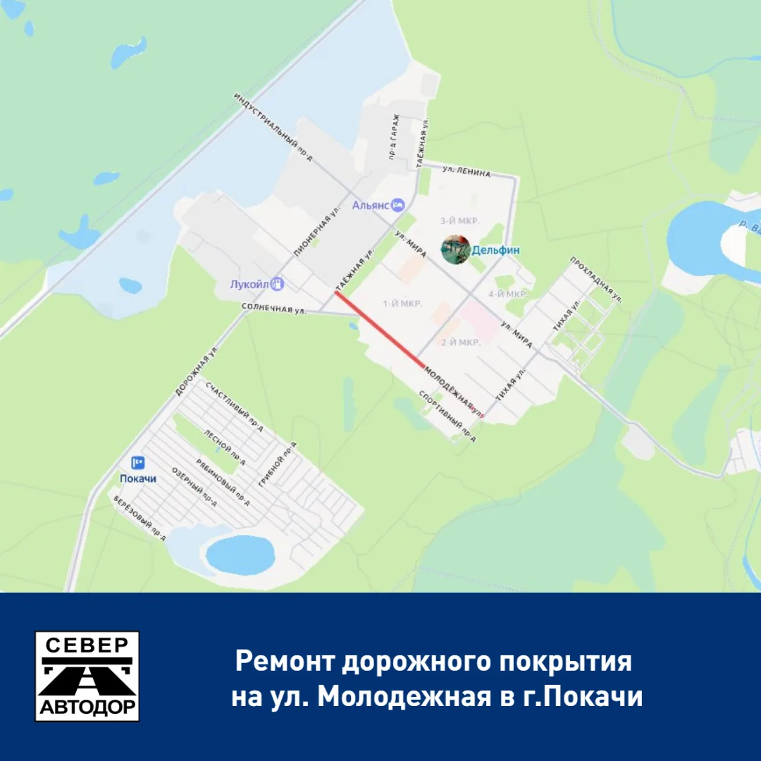 Филиал № 1 АО ГК «Северавтодор» приступил к ремонту автомобильной дороги на улице Молод...