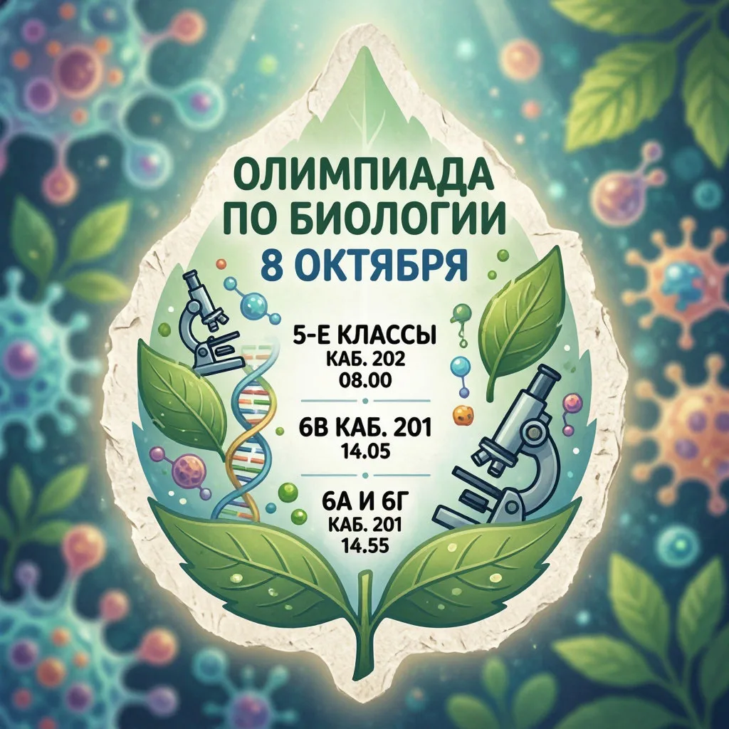 ОЛИМПИАДА ПО БИОЛОГИИ ДЛЯ 5-6 КЛАССОВ СЕГОДНЯ💚