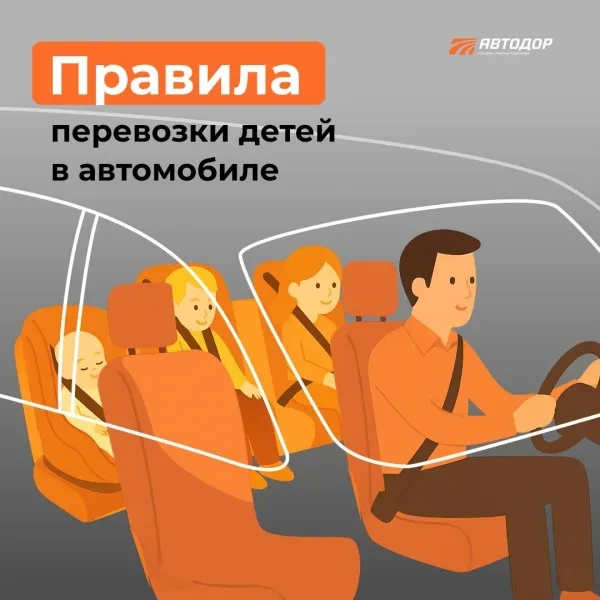 Памятка для родителей о безопасной перевозке детей в автомобиле.