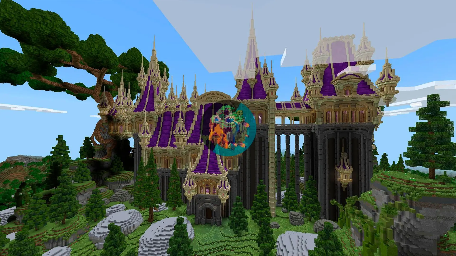 🔥Новый Замок / Спавн для Minecraft BE 1.26.0+