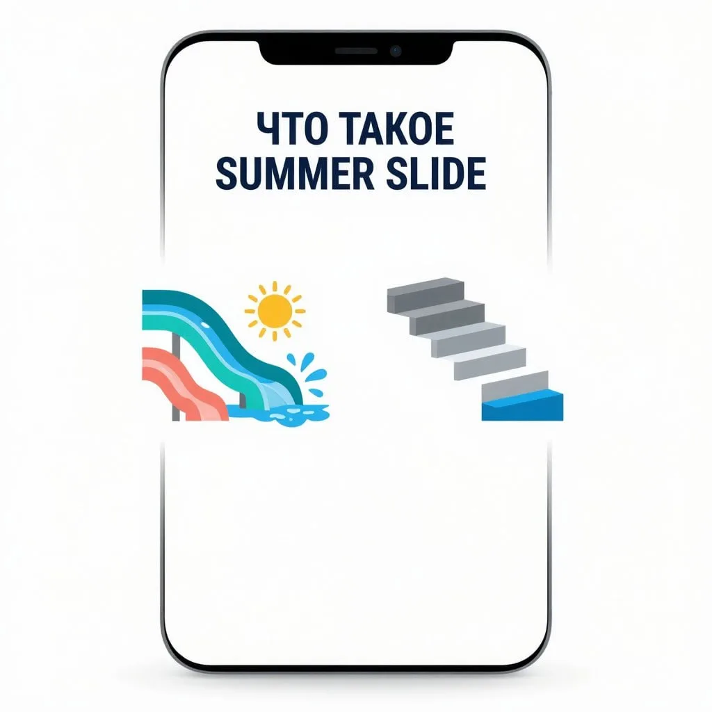 🎢 Что такое summer slide?

Звучит как крутая горка в аквапарке, а на деле — спад знаний за лето. Из