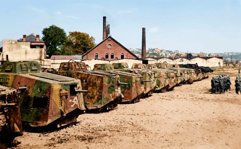 В целом, первый немецкий танк A7V выглядел неплохо. Правда, с целым рядом оговорок. Для...