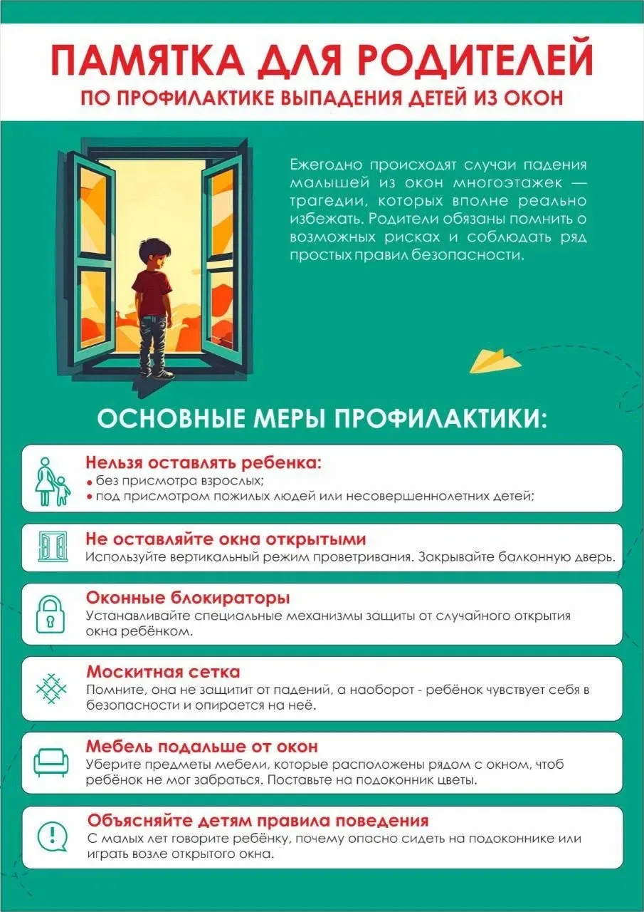 Осторожно!!!
Открытое окно!!!
