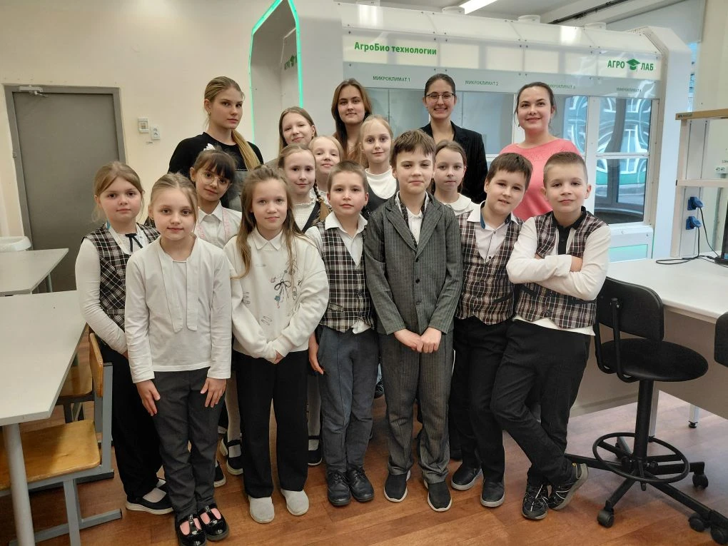 🎓 Наука ближе, чем кажется: Орлята в агробиологической лаборатории лицея  Вчера активные участники М