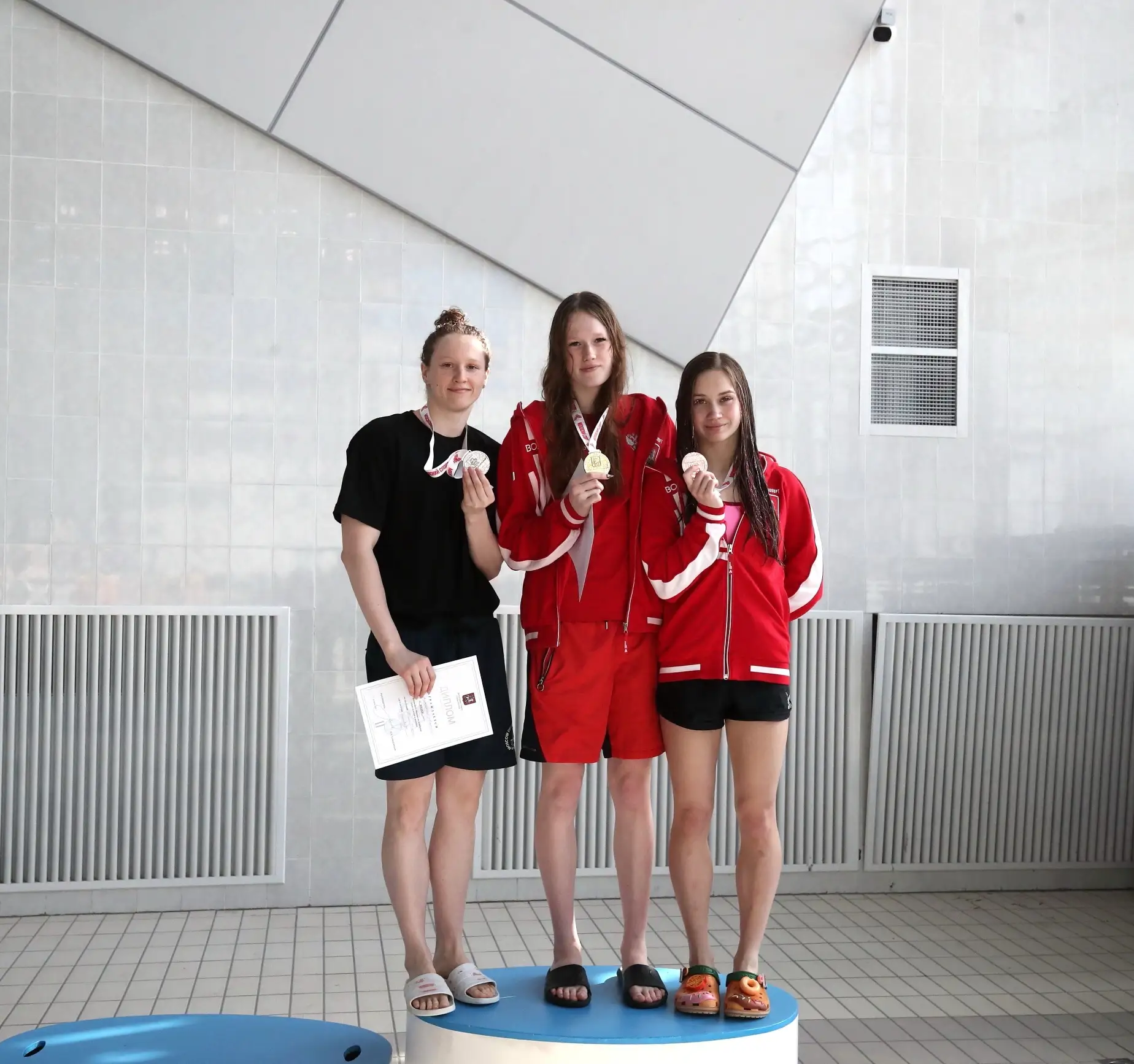 🏊🏻‍♀️Спортсменка МКСШОР «Восток» Мария Полещук завоевала золото и серебро чемпионата Москвы по плава