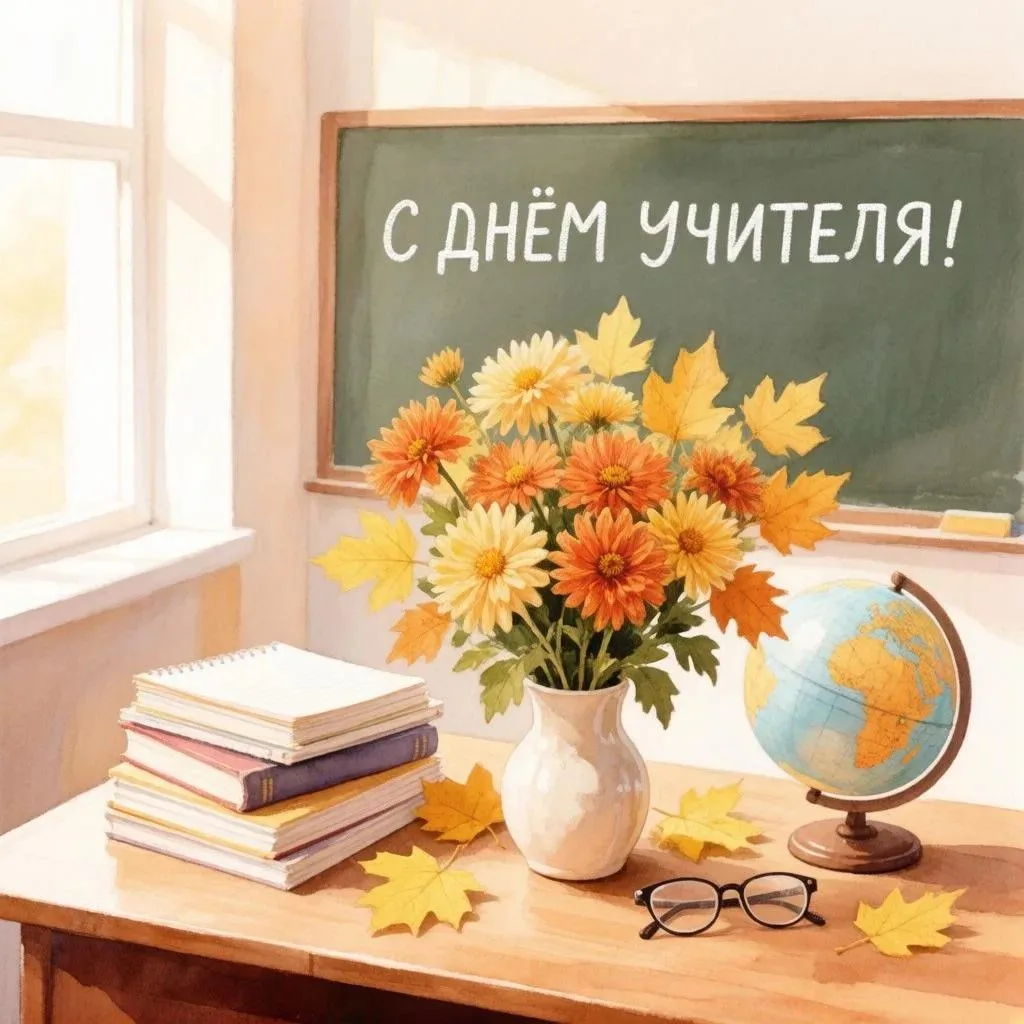 Уважаемые учителя и ветераны педагогического труда! Примите сердечные поздравления с ва...