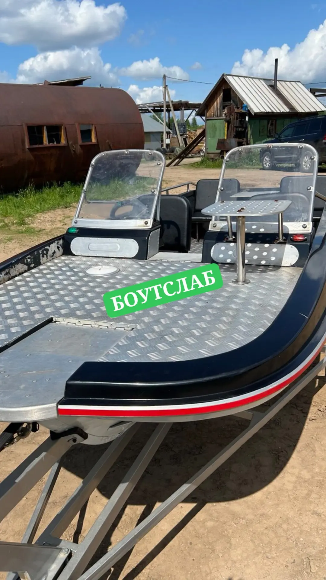 Обь М🚤 
 Проект усиление транцевой плиты, под ПЛМ 50 ЛС., остекление, фиш платформа