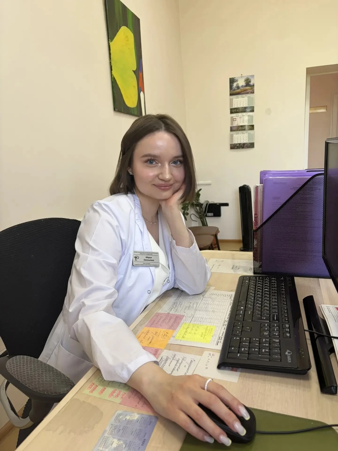 👩‍⚕️Мы продолжаем нашу серию рассказов о молодых специалистах БУЗОО «Клиническая психиатрическая бо