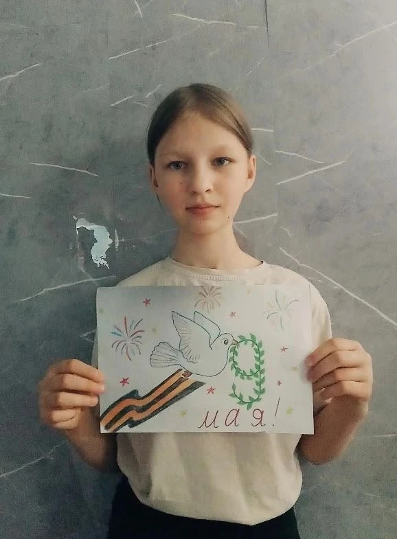 Конкурсы ко Дню Победы. Номинация: "Рисуем Победу". Участники: учащиеся школы. #ДеньПобеды#Плбеда81#