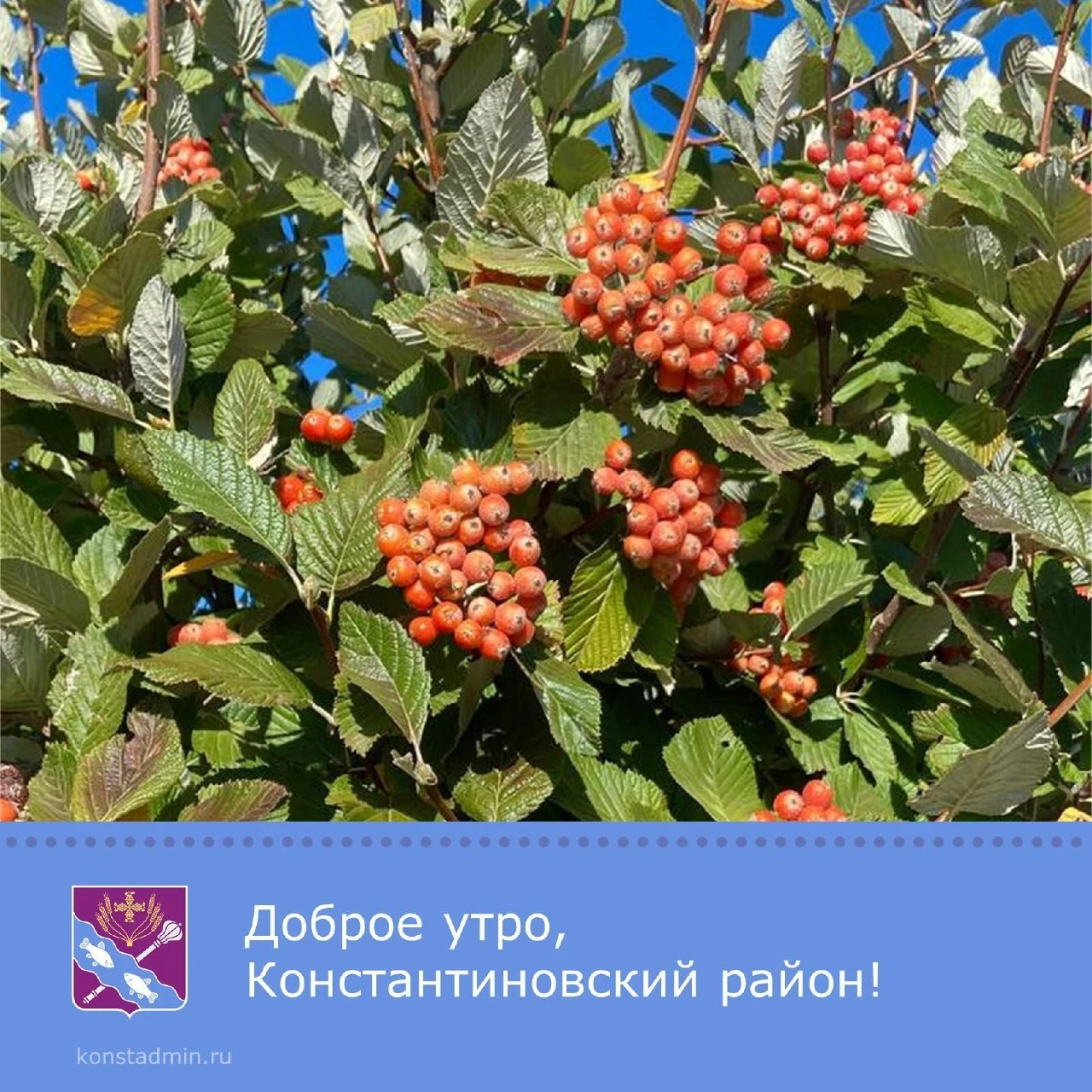 Доброе утро, уважаемые жители Константиновского района!