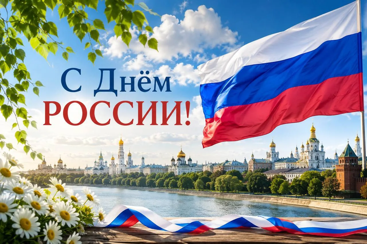🇷🇺С Днём России!

Этот праздник напоминает нам о том, что мы являемся частью огромной страны с вел