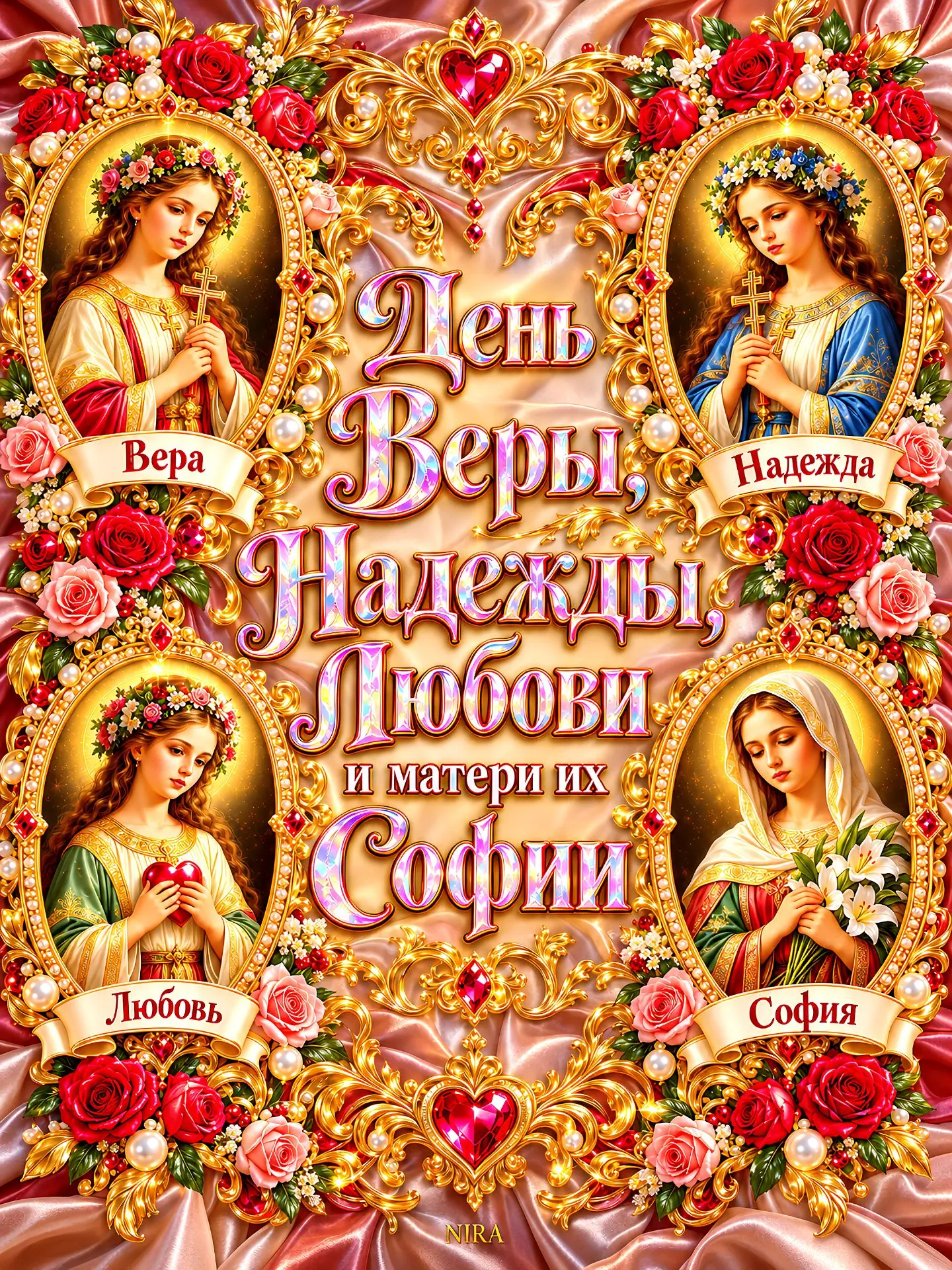 День Веры, Надежды, Любови и матери их Софии ❤️🙏