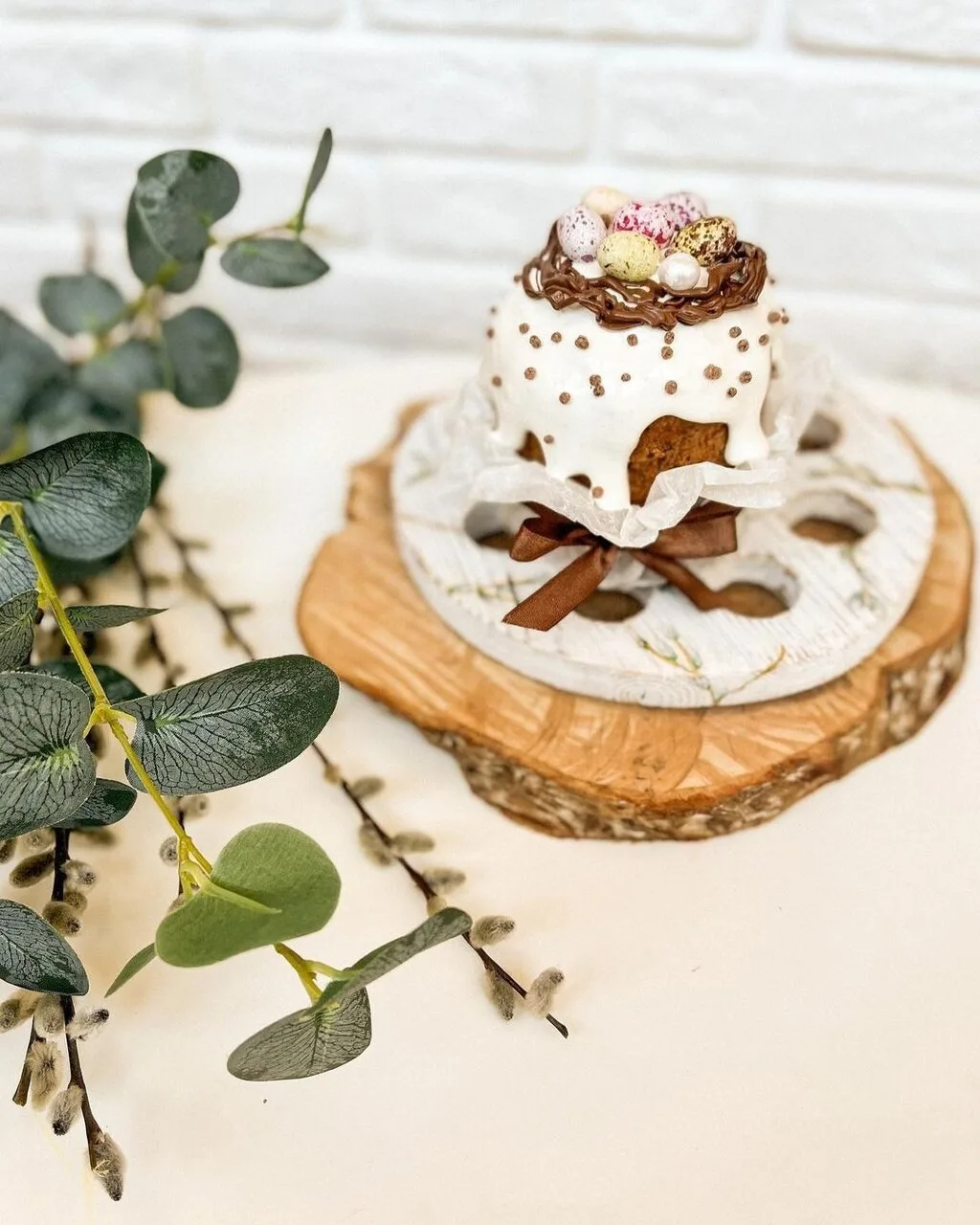 Глазурь для куличей, которая не сыпется и по текстуре как маршмеллоу/суфле.