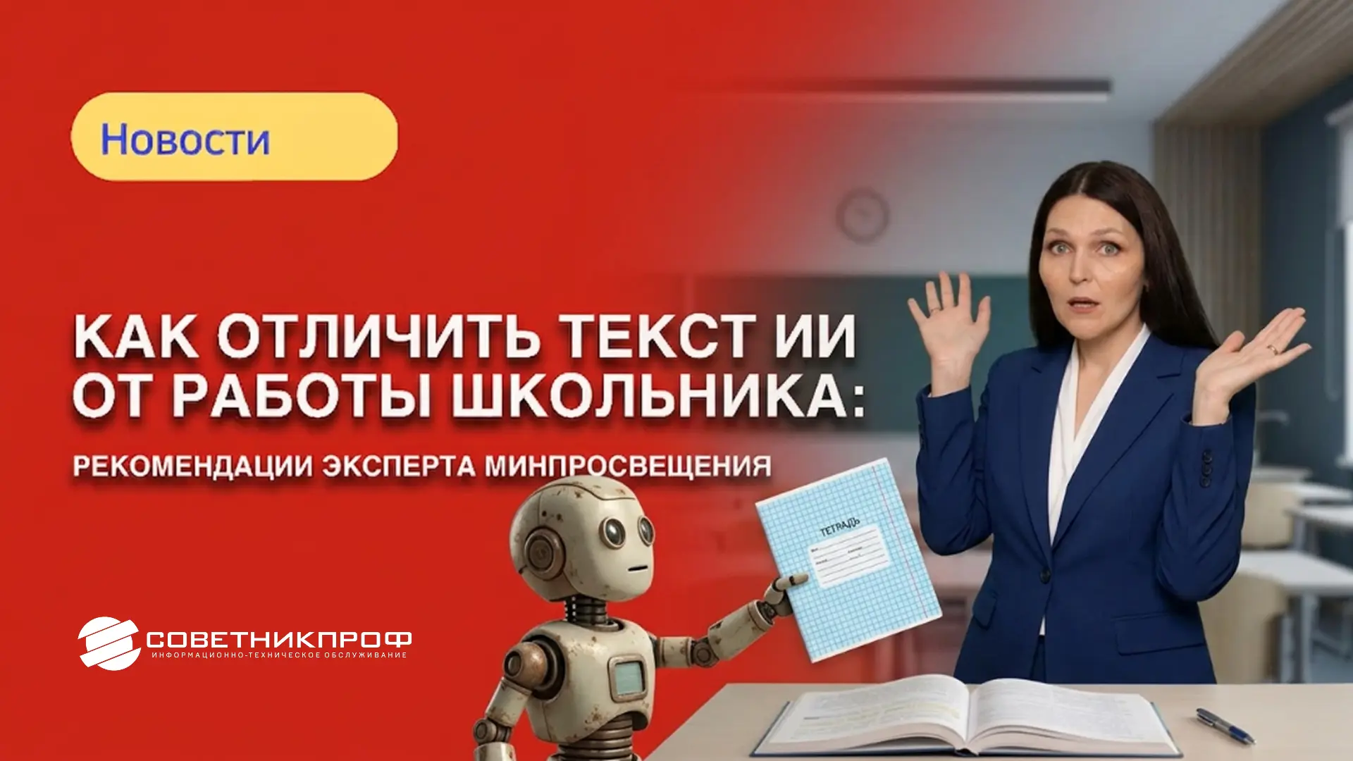📝 Как отличить текст ИИ от работы школьника

Эксперт Минпросвещения рассказала, как отличить школьн