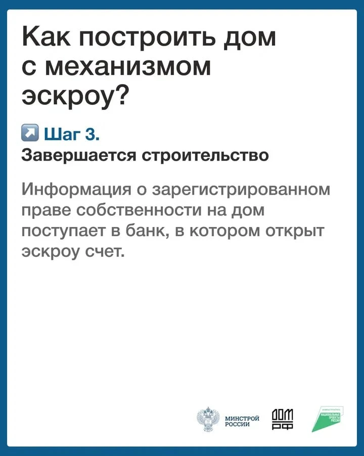 Как подрядчику начать стоить с эскроу?  Подробнее в информационных карточках⬆️  #Эскроу