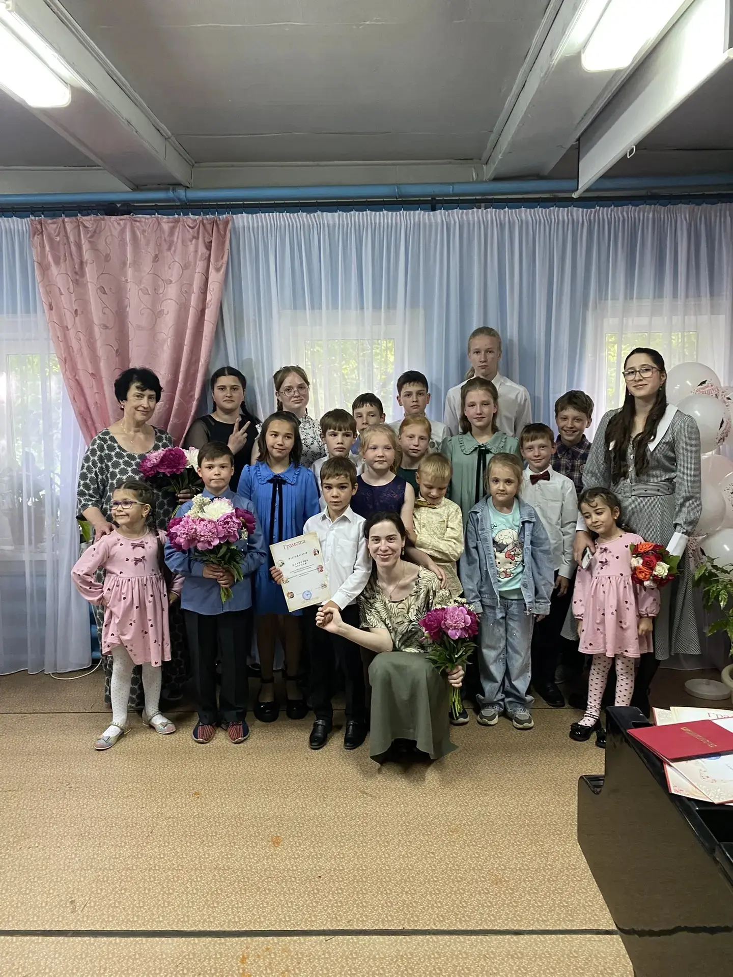 Вчера в МКУ Верхнеландеховской ДМШ прошло торжественное мероприятие , посвященное двум ...