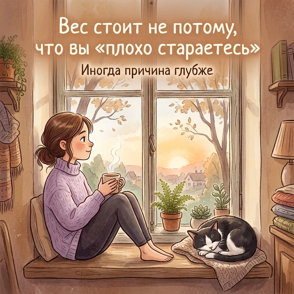 Я сегодня подняла тему в ВК про 5 причин, которые тормозят похудение. Забегайте 👉 ВКон...