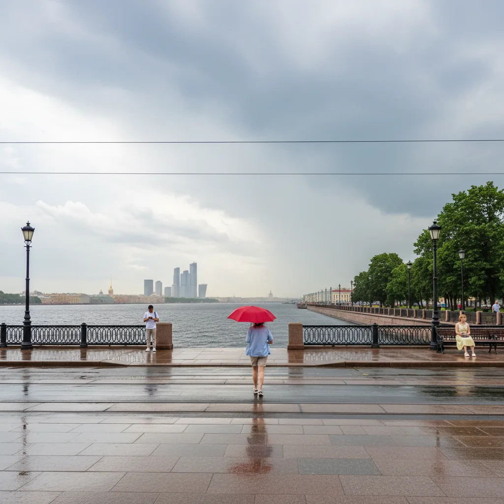 🌧️ Доброе утро, Петербург!