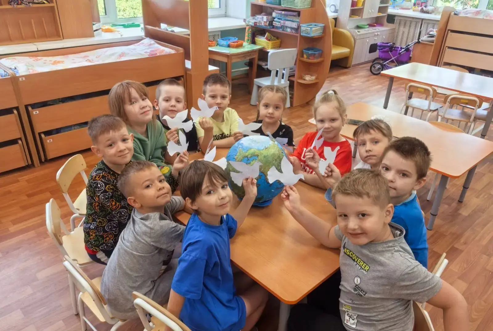 Подготовительная к школе группа №1 "Дружные ребята" приняла участите в открытой районно...