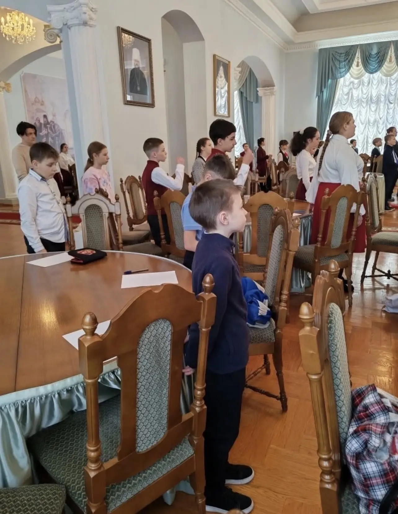 Духовно развиваемся и участвуем в тематических олимпиадах...  ✅Сегодня в Питиримовском зале Тамбовск