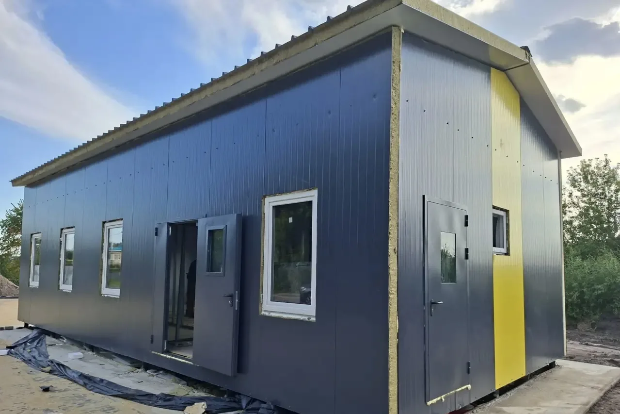 🏗️Почти наполовину готов ФАП в Головщино Грязинского округа. Здесь уже полностью собра...