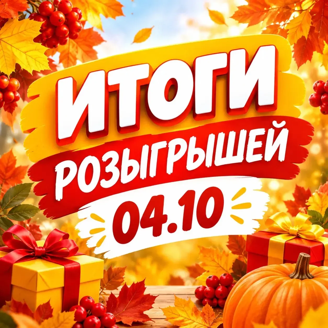 🏁Итоги 04.10🏁