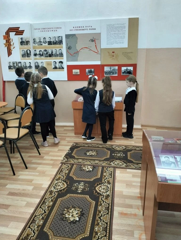 В рамках военно-патриотического месячника, на этой неделе Музей Маршала А.М. Василевского впервые по
