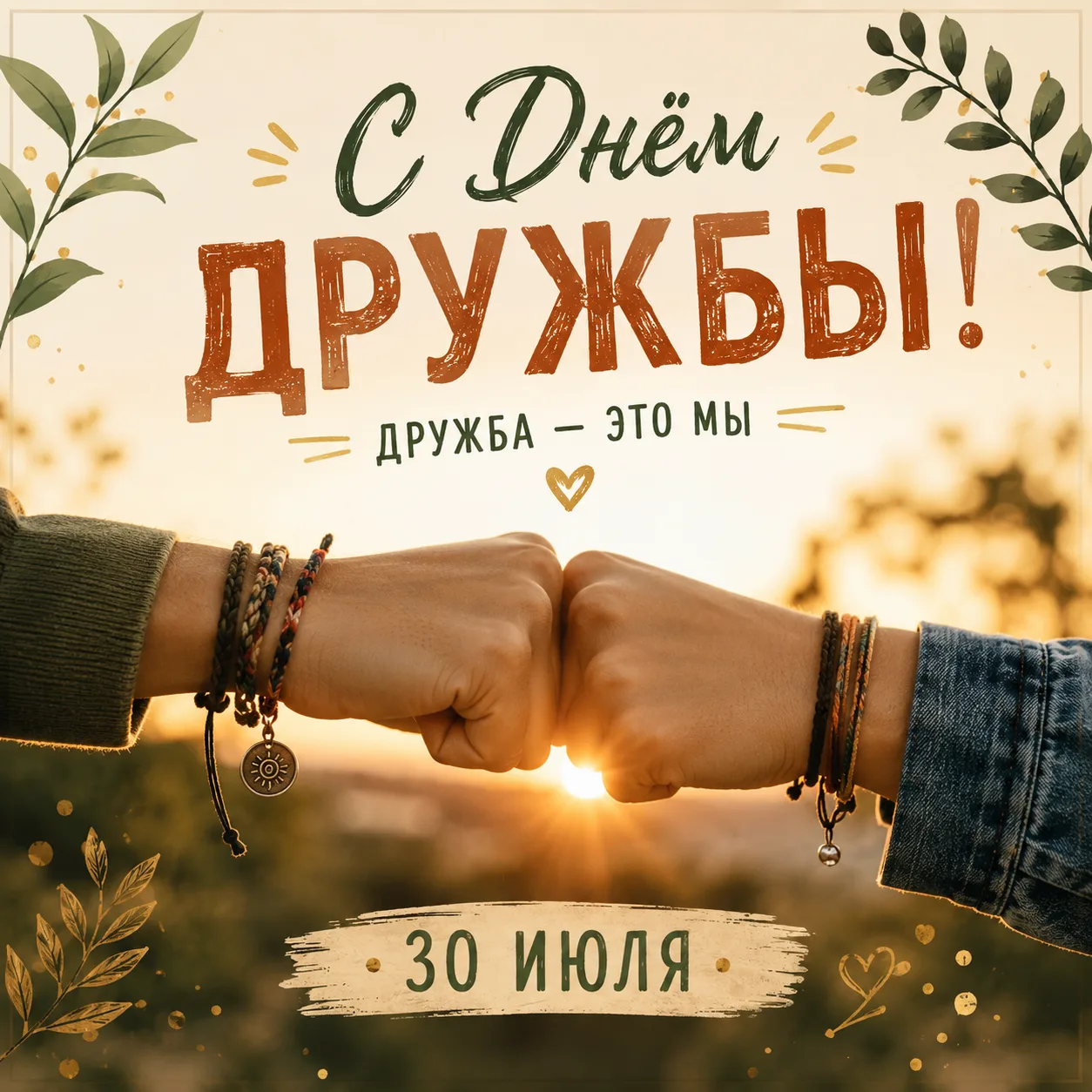 Со Всемирным днём дружбы! 💞