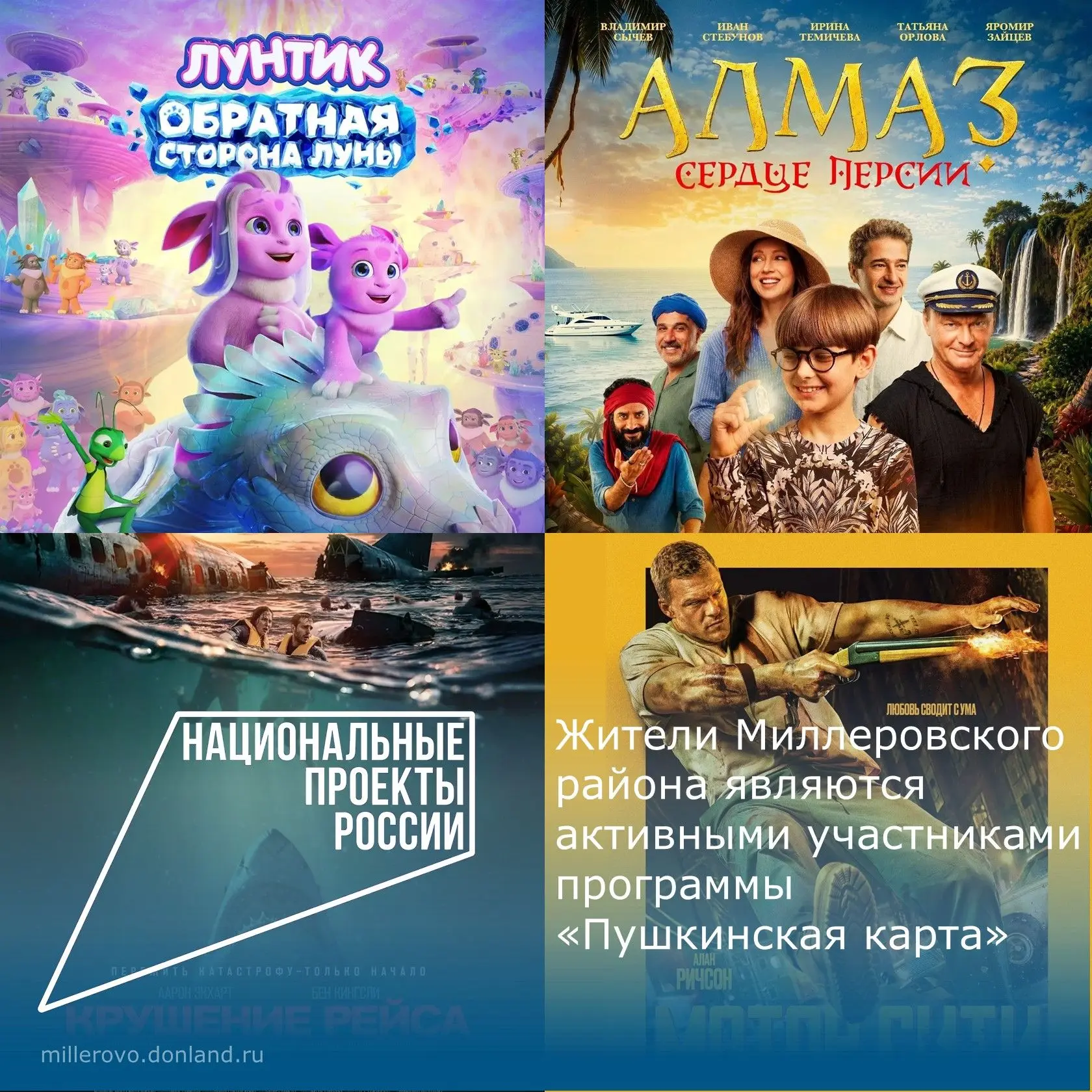 В Миллерово 13018 зрителей посетили кинозал с начала 2026 года.