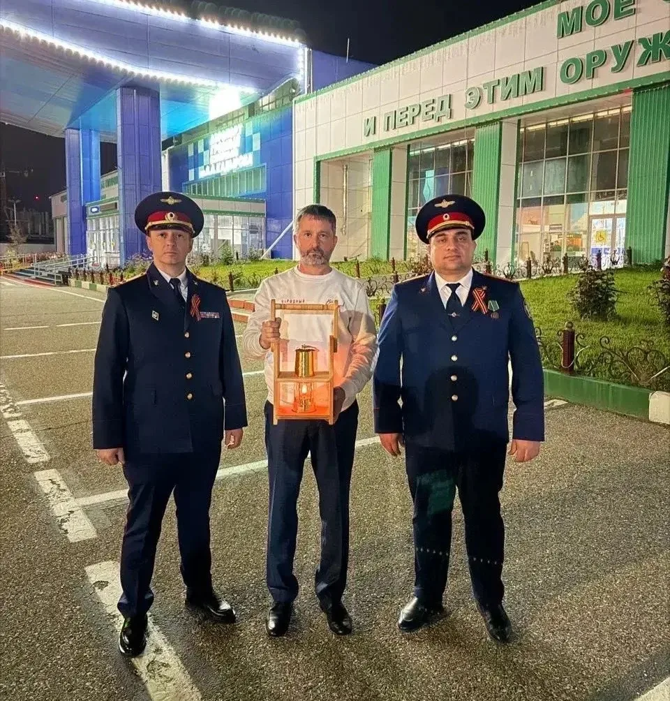 Офицеры следственного управления приняли участие в патриотической акции «Огонь памяти»