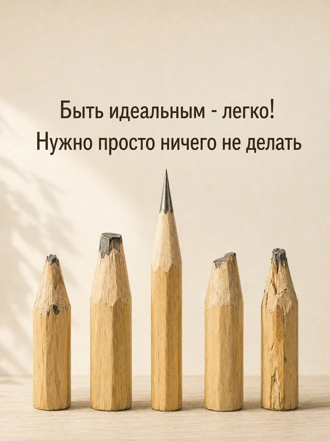 В этой шутке столько боли, что смеяться совсем не хочется. Пока ничего не делаем, то и ...