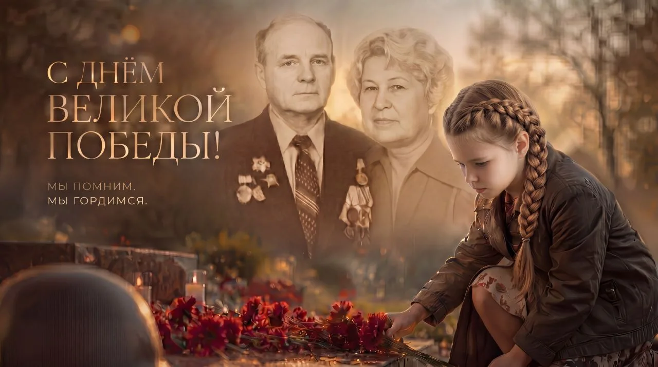 С Днём Великой Победы! Мы помним и гордимся подвигом наших героев.