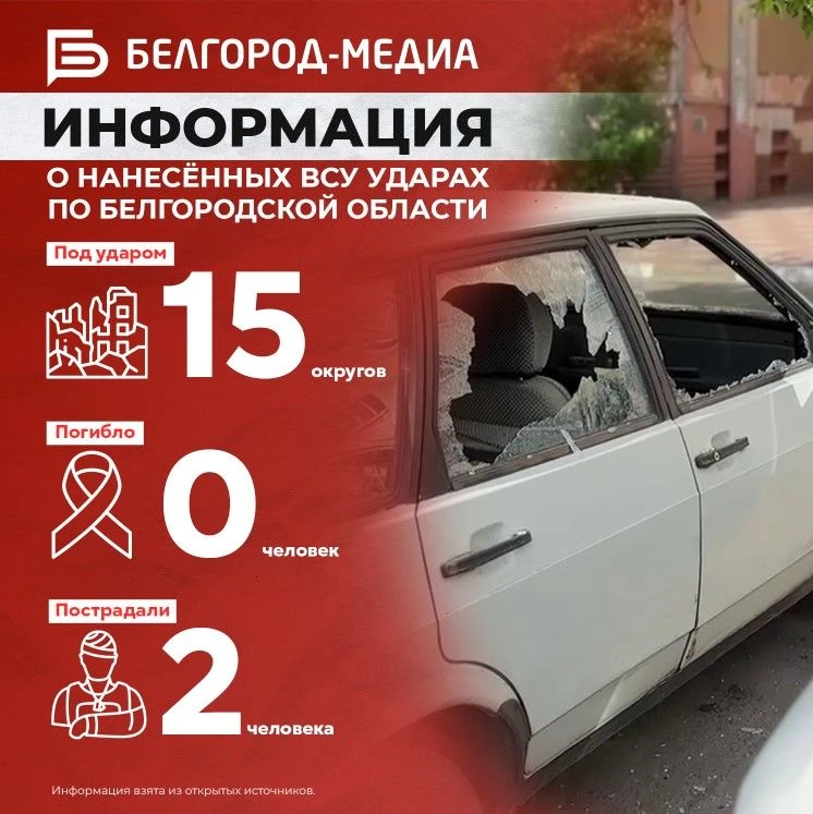 Информация о нанесённых ВСУ ударах по Белгородской области за прошедшие сутки

Под удар попали как м