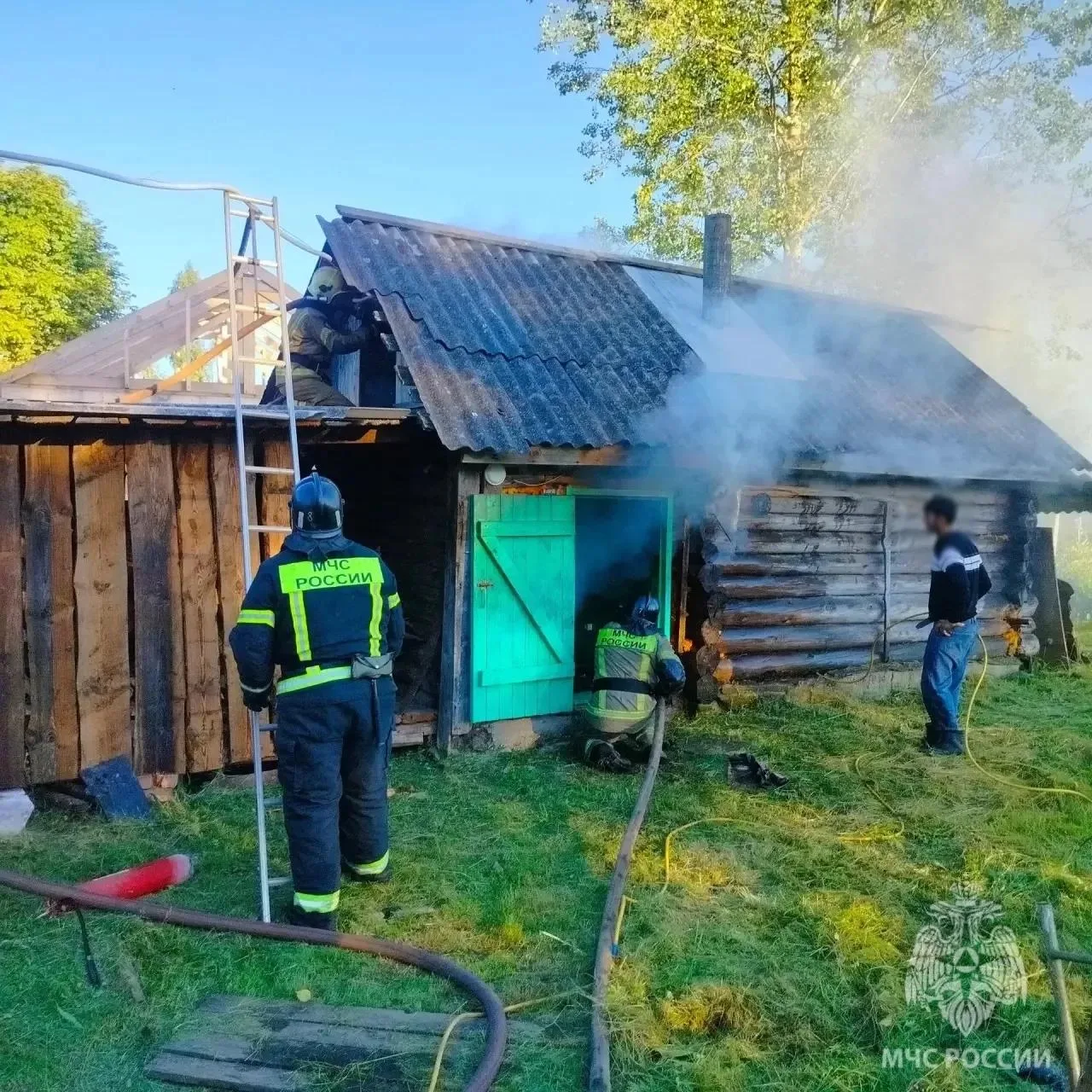 🚒С начала года пожарно-спасательные подразделения выезжали на тушение бань 84 раза!