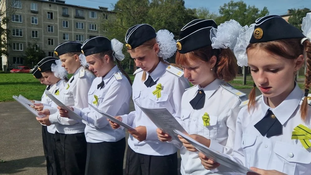 Акция «Живые голоса» в школе №516