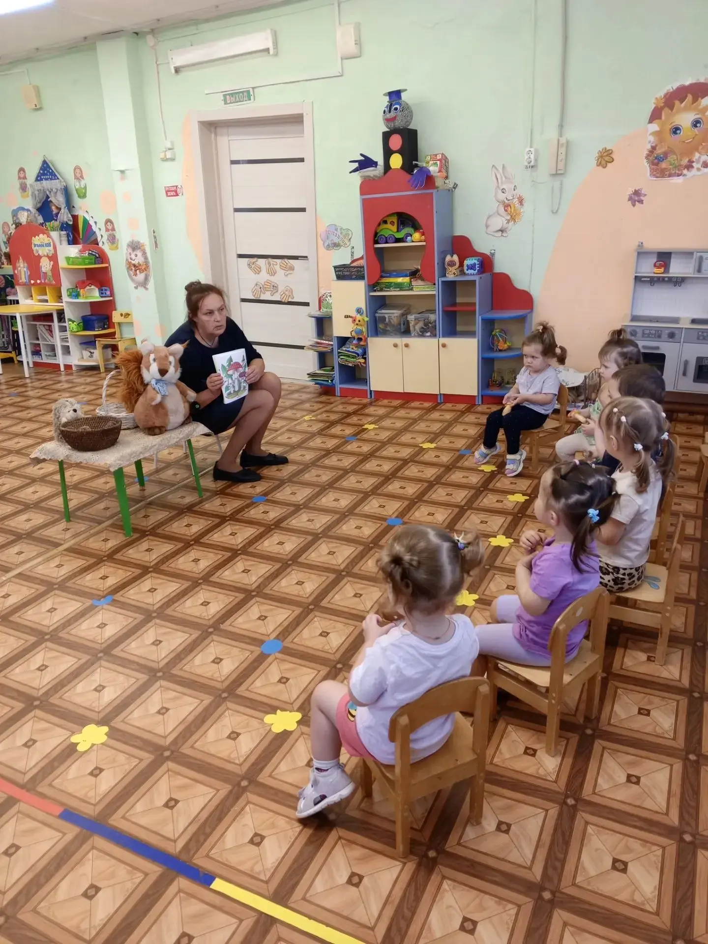 ☀️Сегодня во второй группе раннего вощраста прошло занятие по лепке на тему: "Грибочки".