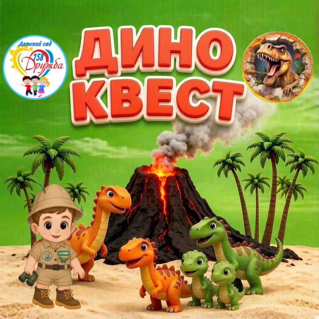 Дино-квест в группе «Пчёлки»