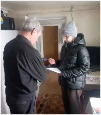 В с.Оленевка, с.Соловцовка, с.Богословка специалистами МБУ «КЦСОН Пензенского района и ...