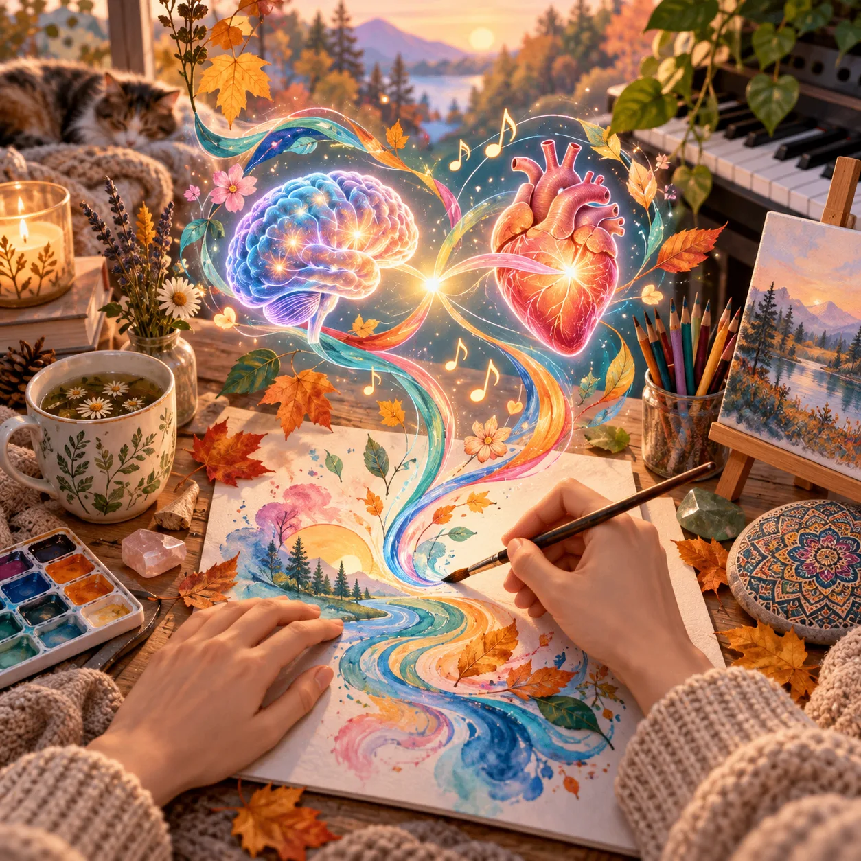 🎨 Искусство — лучшее лекарство для мозга и сердца!