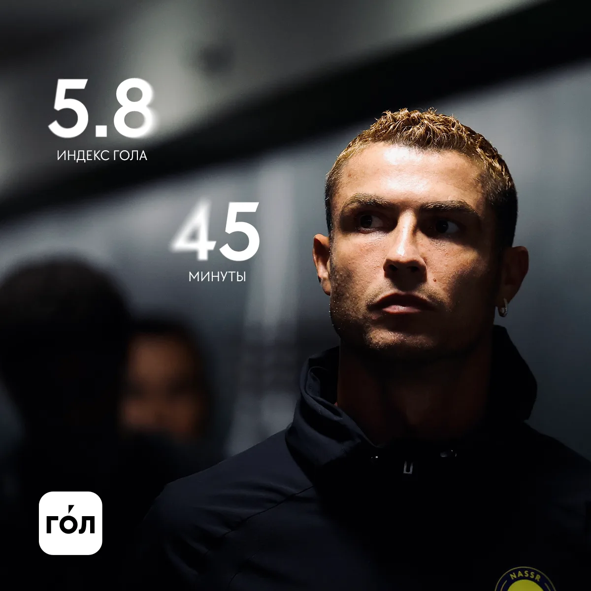 Роналду впервые получил индекс ГО́Ла ниже 6.0 😔🐐