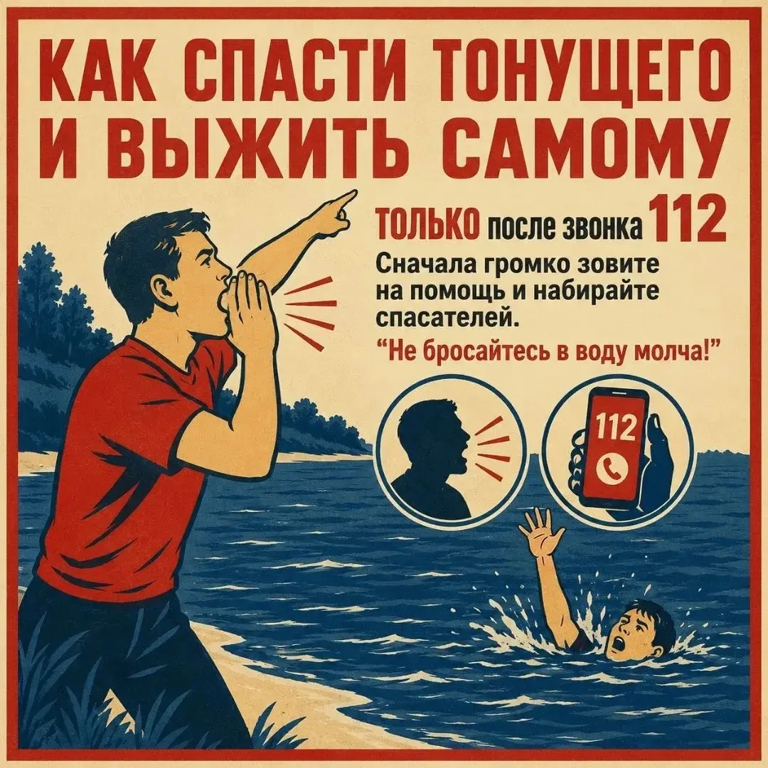 Не бросайтесь к утопающему в воду, чтобы спасти. Есть риск, что пострадаете вы сами, поэтому использ