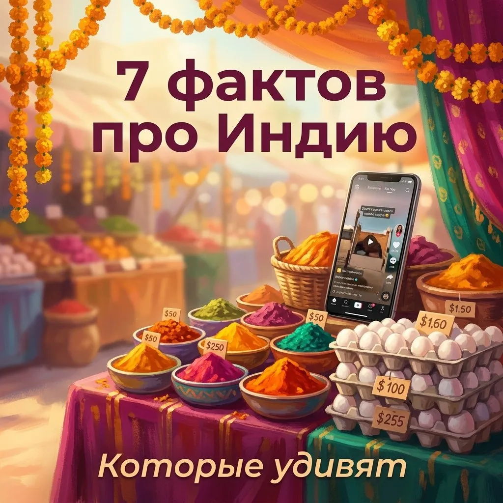 В Индии яйца не считаются вегетарианской едой, а на каждой упаковке по закону печатают ...