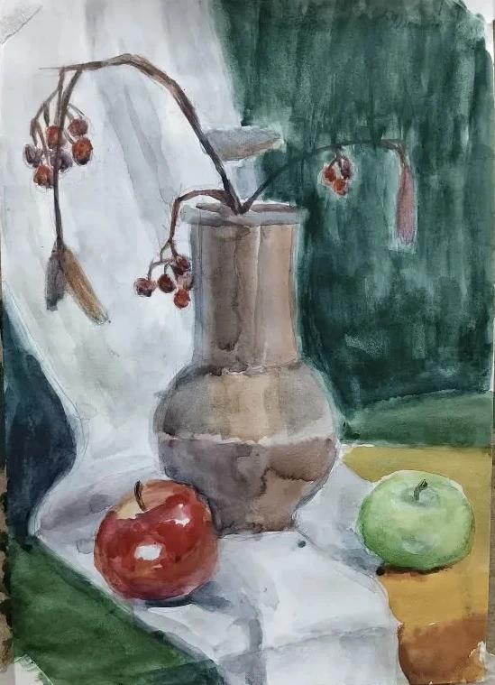 🎨Выставка работ обучающихся отделения "Изобразительное искусство" (преподаватель Бонда...