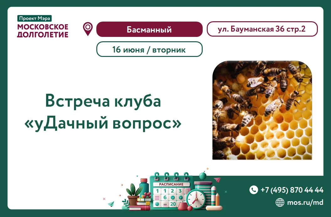 Добрый день, уважаемые участники Московского долголетия!