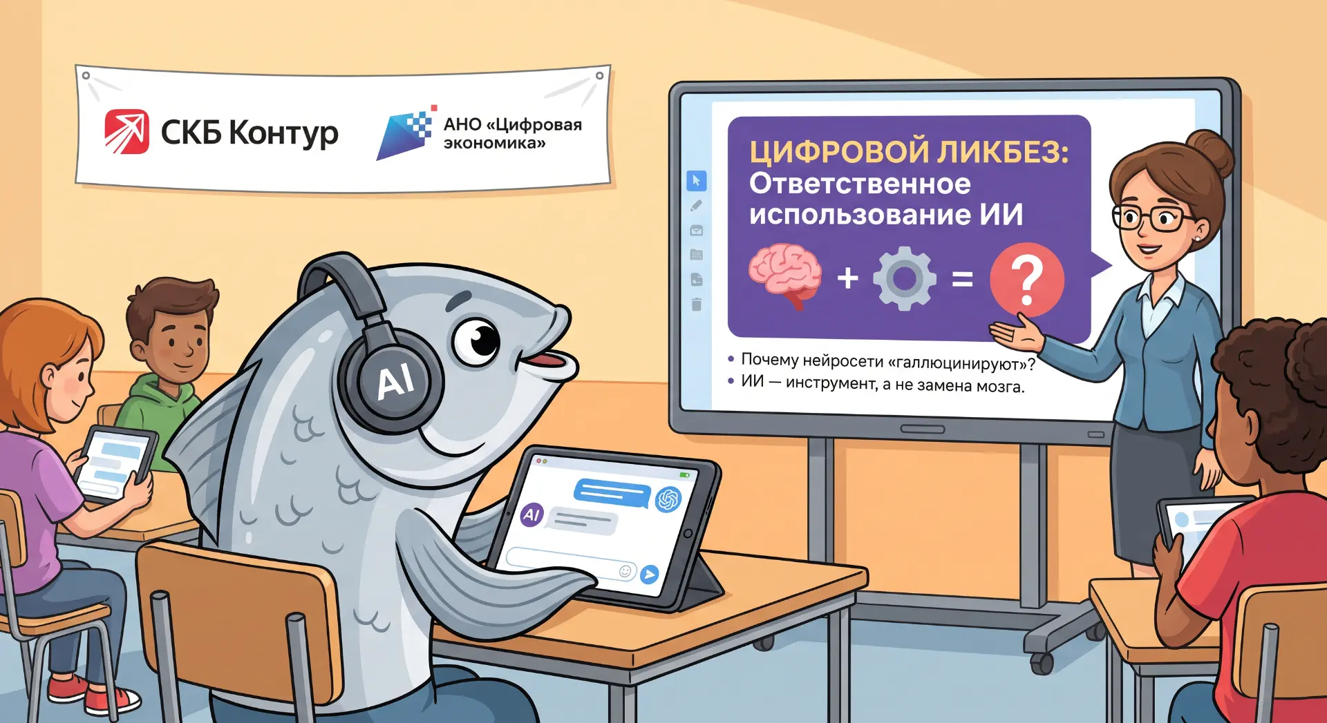 🤖 «Мама, а с кем ты разговариваешь — с человеком или с ИИ?»